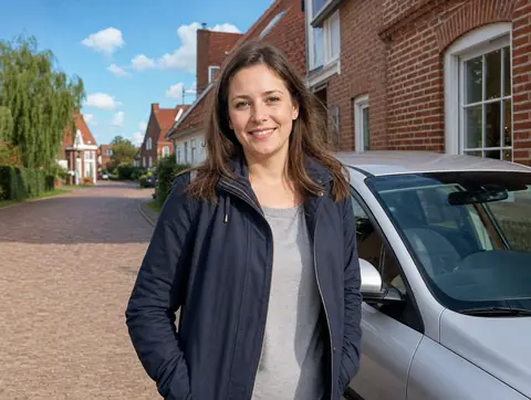 Verkäufer aus Olpe mit dem verkauften Fahrzeug